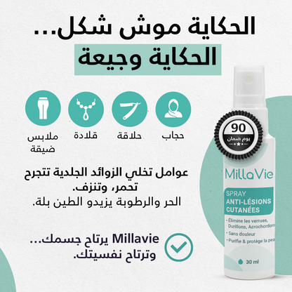 MillaVie Spray Anti-Lésions Cutanées 30ml